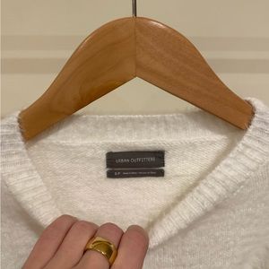 Cropped White Sweater from Urban Ourfitters